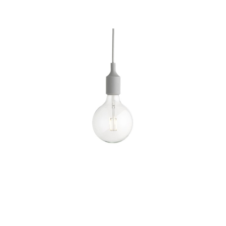 E27 socket lamp LED - light grey