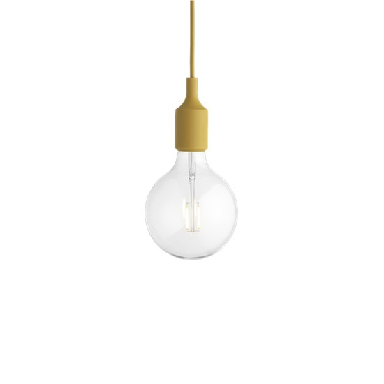 E27 socket lamp LED - mustard - Rose Avril