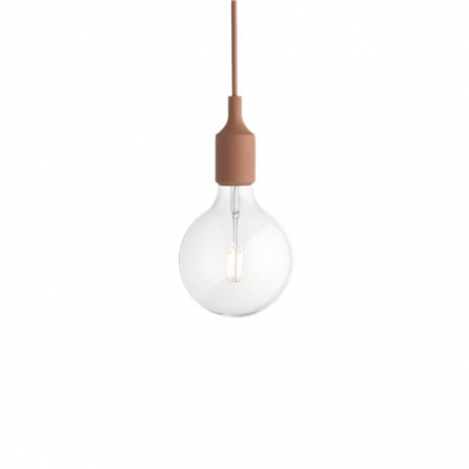E27 socket lamp LED - terracotta