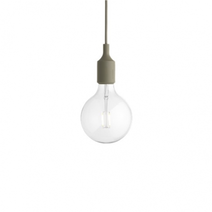 E27 socket lamp LED - olive