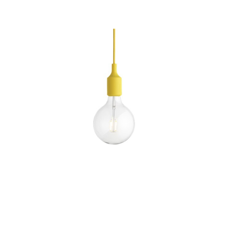 E27 socket lamp LED - yellow