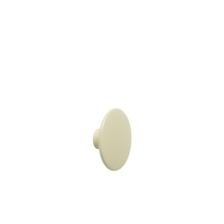 Patère The dots - 1 pièce M beige green - Ø 13 cm