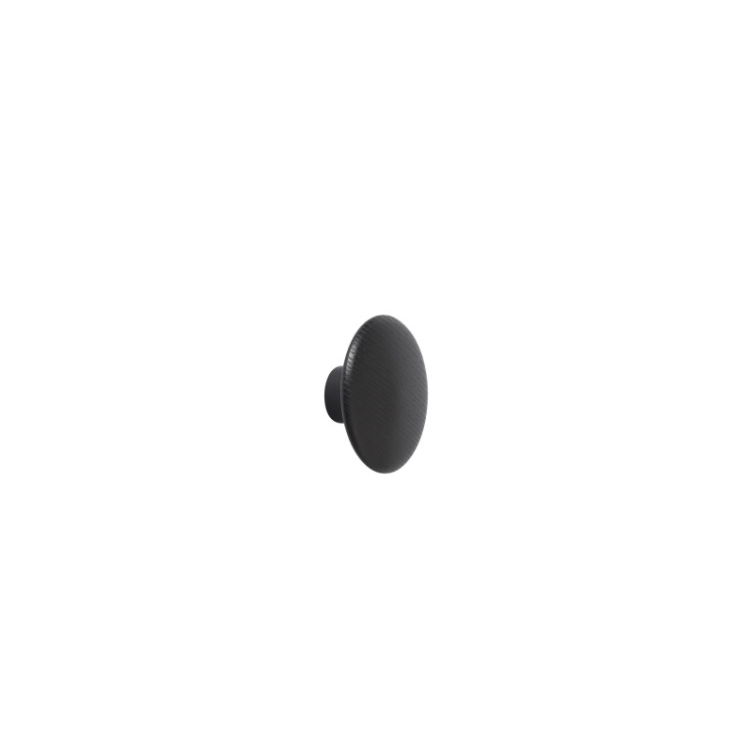 patère The dots – 1 pièce XS Black -  Ø 6,5 cm