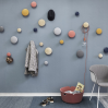 patère The dots – 1 pièce XS Grey -  Ø 6,5 cm