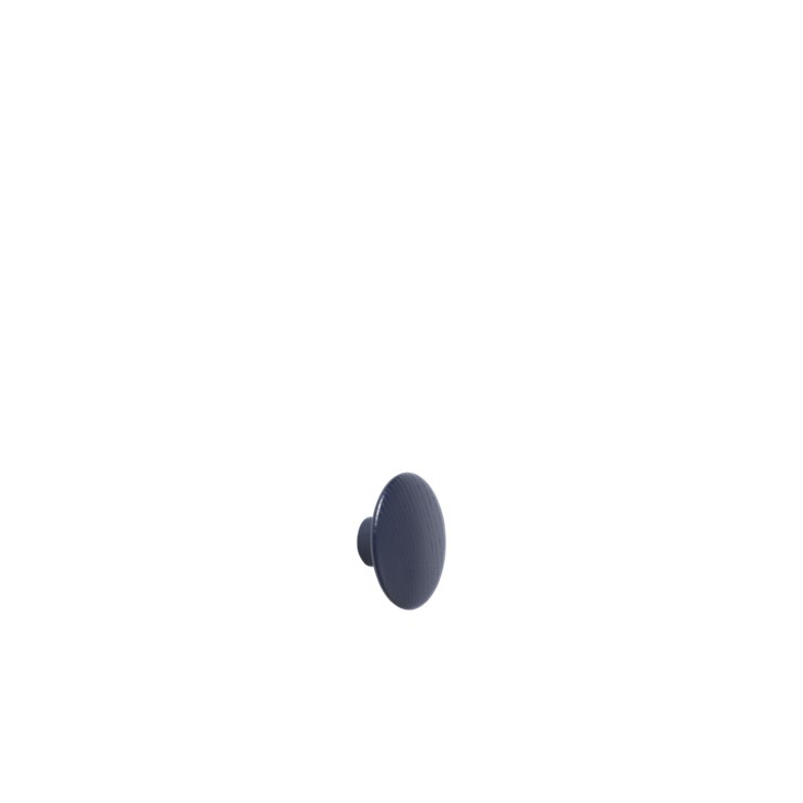 patère The dots – 1 pièce XS Midnight blue -  Ø 6,5 cm