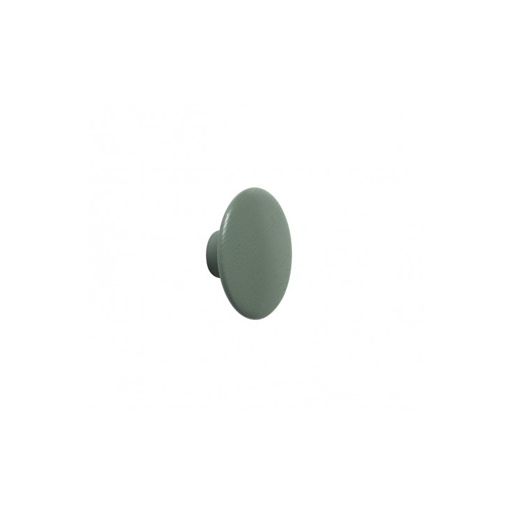 patère The dots – 1 pièce XS Dusty green -  Ø 6,5 cm