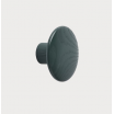 patère The dots – 1 pièce S dark green - Ø 9 cm