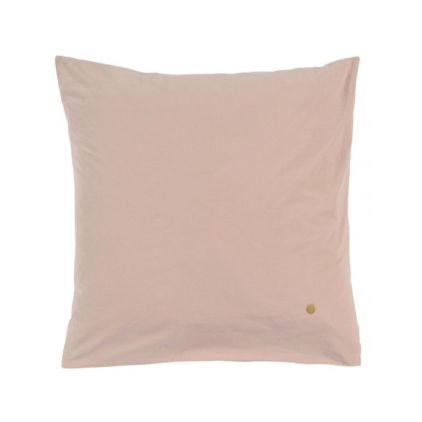 Taie d'oreiller - Celeste Biscuit - percale de coton bio - 65x65 cm