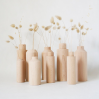 Lot de 3 vases en bois