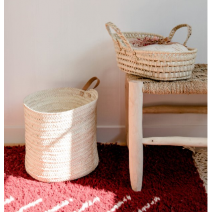 Panier anse cuir - ZINA