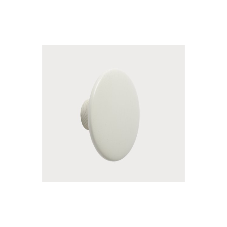 patère The dots – 1 pièce M Off White -  Ø 13cm