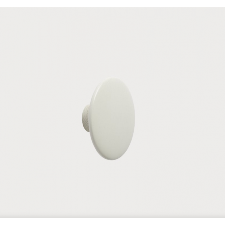 patère The dots - 1 pièce S off white - Ø 9 cm