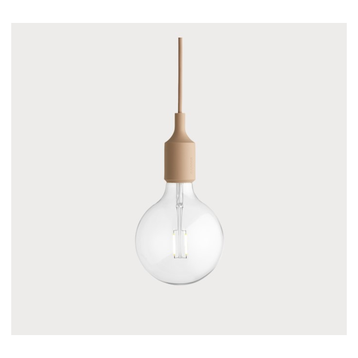 E27 socket lamp LED - Beige Rose