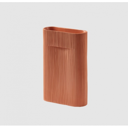 Vase Ridge - Terracotta - 35cm