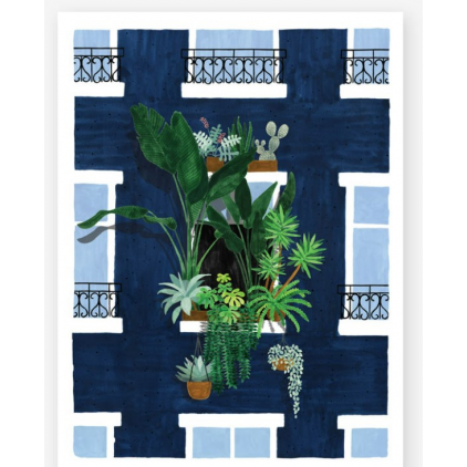 Affiche décorative - Large - Balcony - 50x70 cm