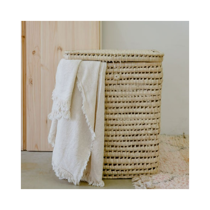 Panière rectangulaire avec couvercle