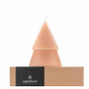 Xmas Tree Candle M - Peach