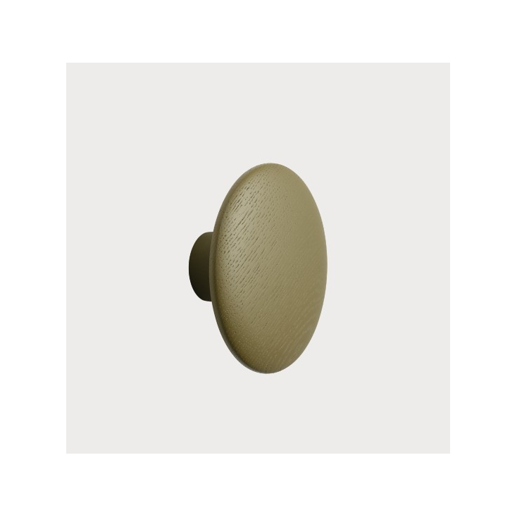 patère The dots – 1 pièce M Brown Green - Ø 13 cm
