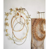 Couronne de fleurs en laiton