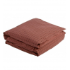 Housse de couette - Oscar Rhubarbe - percale de coton bio - 240x220 cm