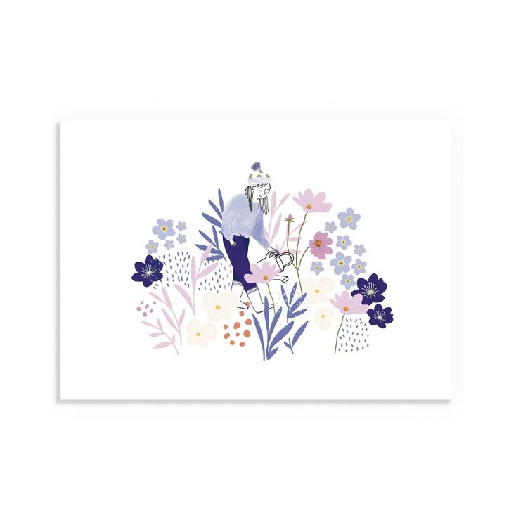 Affiche A3 - Mon jardin de fleurs