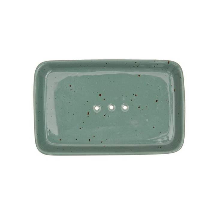Soap Dish - rustic - vert - POR311