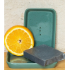 Soap Dish - rustic - vert - POR311