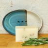 Soap Dish - Rustic - Blue - POR316