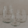 Vase en verre petit - pois