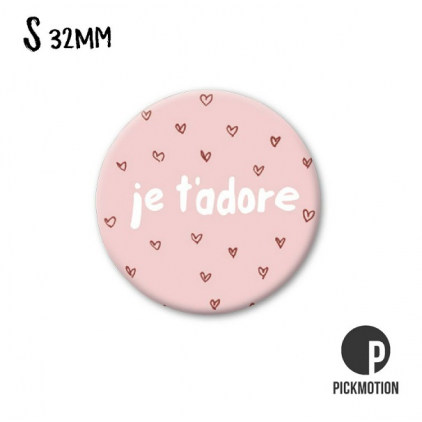 Petit magnet - Je t'adore - MSQ0226FR
