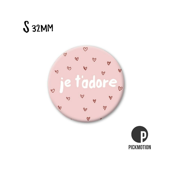 Petit magnet - Je t'adore - MSQ0226FR