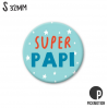 Petit magnet - Super papi - MSQ0442FR