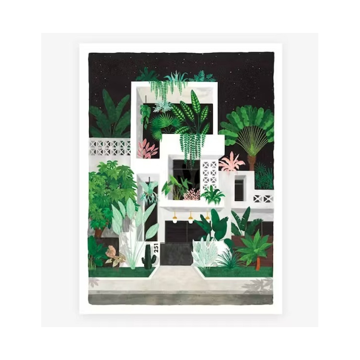 Affiche décorative - Medium - Miami by night - 30x40 cm