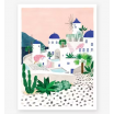 Affiche décorative - Large - Santorini - 50x70 cm