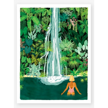 Affiche décorative - Large - Waterfall - 50x70 cm