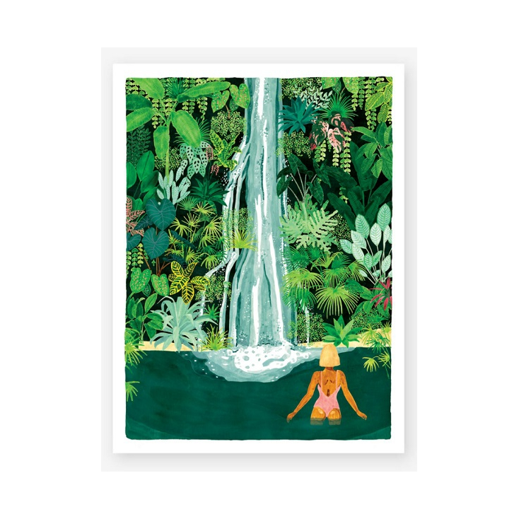Affiche décorative - Large - Waterfall - 50x70 cm