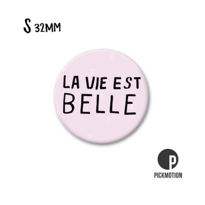 Petit magnet - La vie est belle - MSQ0195FR