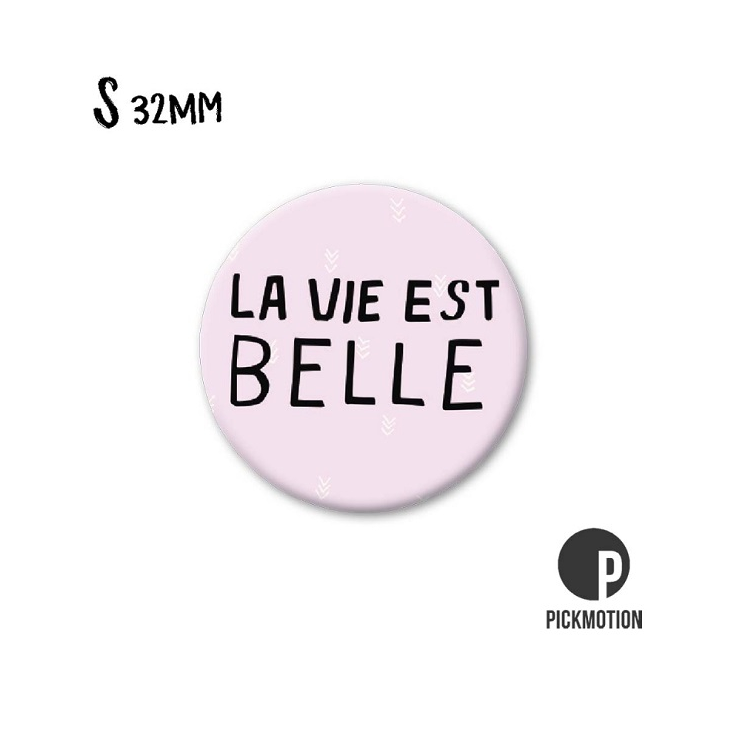 Petit magnet - La vie est belle - MSQ0195FR