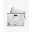 Pochette ordinateur 15 pouces - White marble