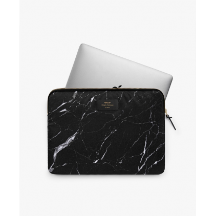 Pochette ordinateur 15 pouces - Black marble