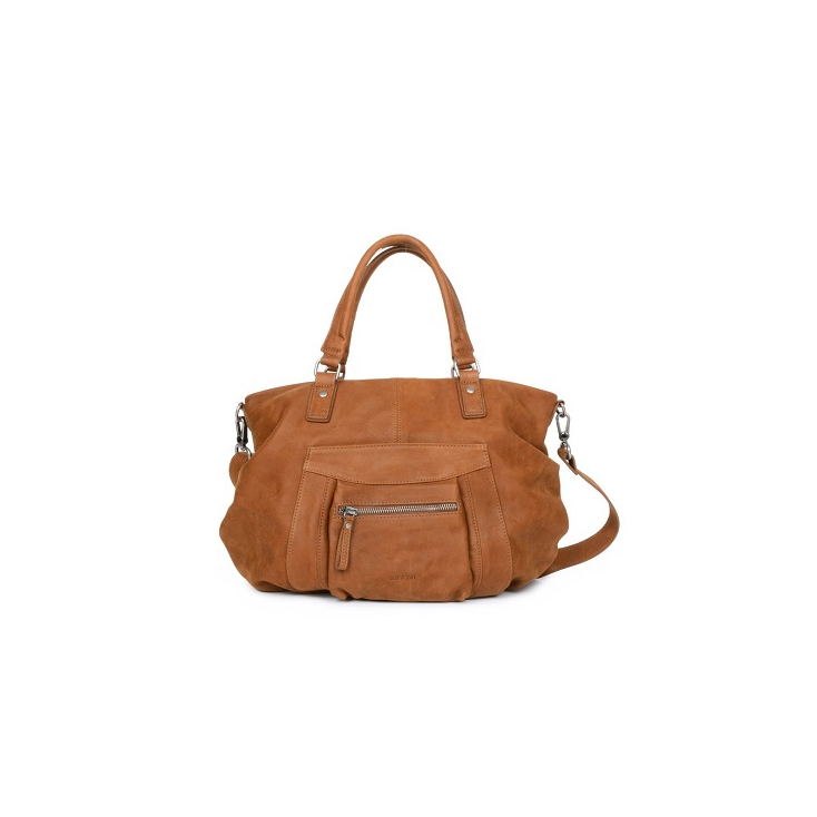 Sac cuir poche avant Noella - épice