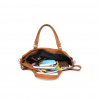 Sac cuir poche avant Noella - épice