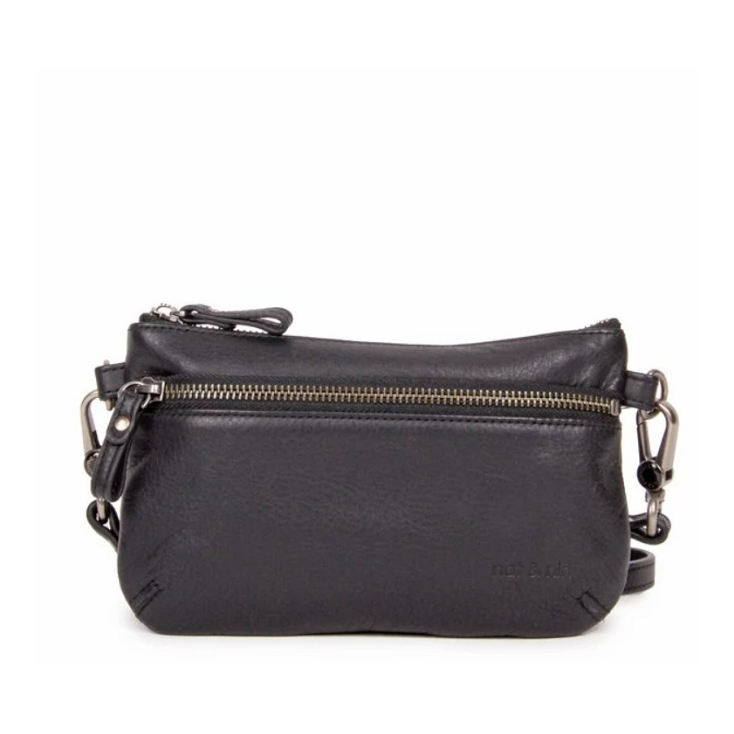 Petite pochette Vicky 2 zippée-Noir