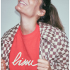 Sweat rouge Bisou - M