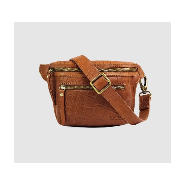 Sac Banane Beck - Wild Oak Soft Grain Croco Leather