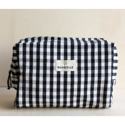Trousse de toilette - Vichy - Black
