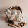 Trousse de toilette - Vichy - Camel