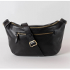 Sac Banane Drew Maxi - Black Soft Grain Leather