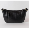 Sac Banane Drew Maxi - Black Soft Grain Leather