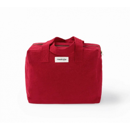 Célestins - The 24h bag en coton recyclé - Rouge Vibrant